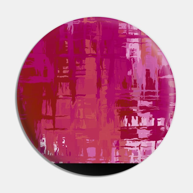 Lesbian Pride Rough Crisscross Paint Pin by VernenInk