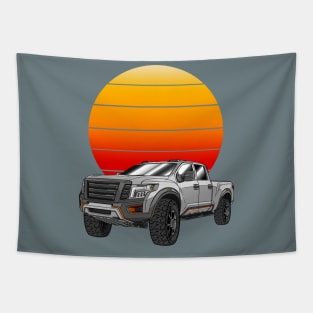 Nissan Titan Warrior Pickup Truck Concept Tapestry