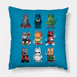 Hero Kittens Pillow