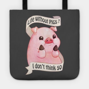 Cute Pink Pig Design. Tote