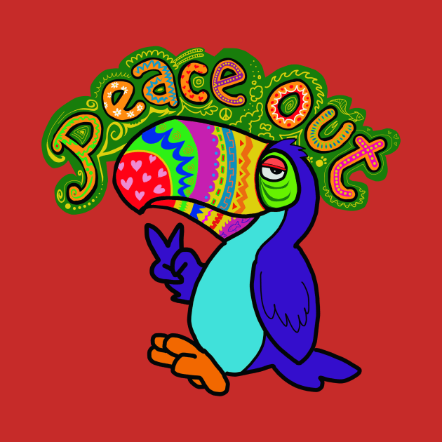 peace out toucan by wolfmanjaq