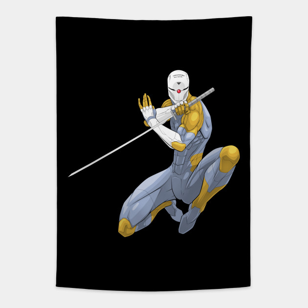 Metal Gear Solid Cyborg Ninja Gray Fox Metal Gear Solid Tapestry TeePublic