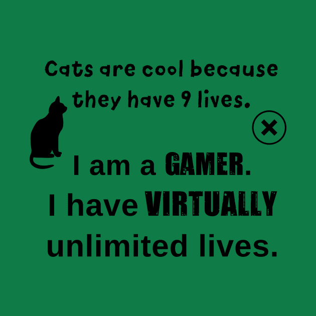 Cats Are Cool, Gamers Are Cooler by NinaCraig