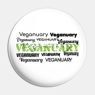 Veganuary Pin