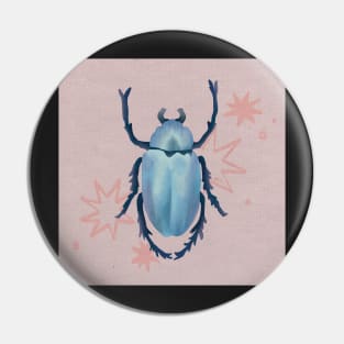 Blue Beetle Pin