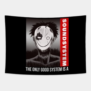 Tekno Soundsystem Anime Manga Tapestry