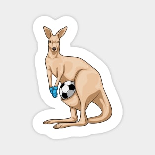 Kangaroo Goalkeeper Soccer Magnet