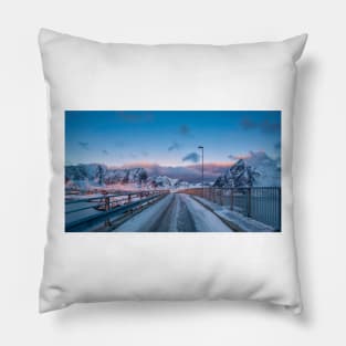 Hamnoy Bridge Pillow