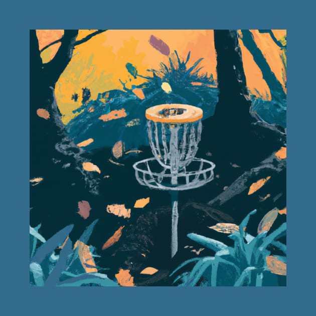 Disc Golf in the Autumn Undergrowth by Star Scrunch