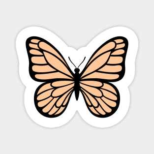 brown butterfly Magnet
