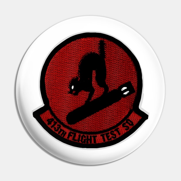 413th Flight Test Squadron Crest Pin by Spacestuffplus
