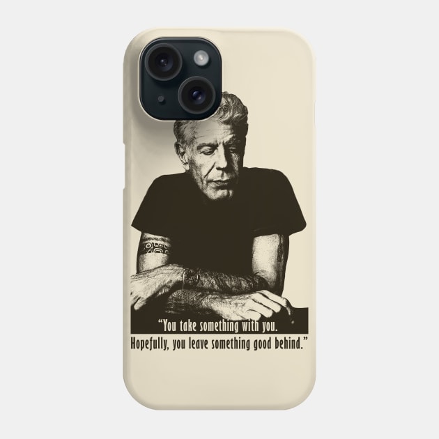 Anthony Bourdain Phone Case by RetroPandora