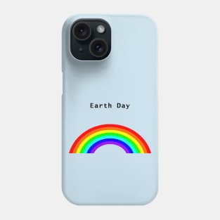 Environmental Earth Day Rainbow Phone Case