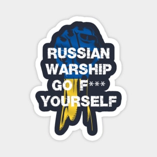 Russian Warship Go F Yourself Magnet