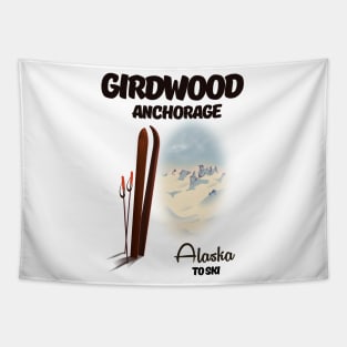 Girdwood anchorage alaska ski Tapestry