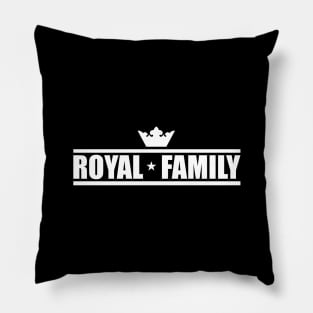 Royal family white Pillow