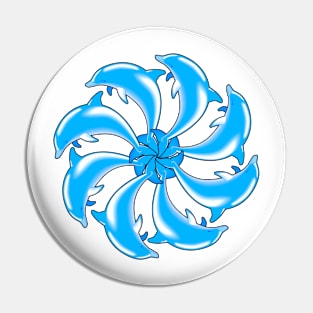 Keep Swimming - Spiral Pin