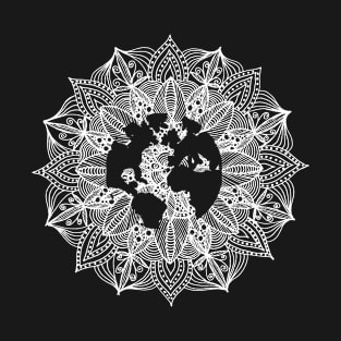 Earth Mandala Circle T-Shirt