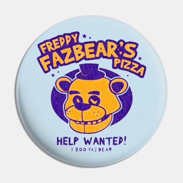 Freddy Fazbear's Pizza 1983 Pin by Marc Graphic