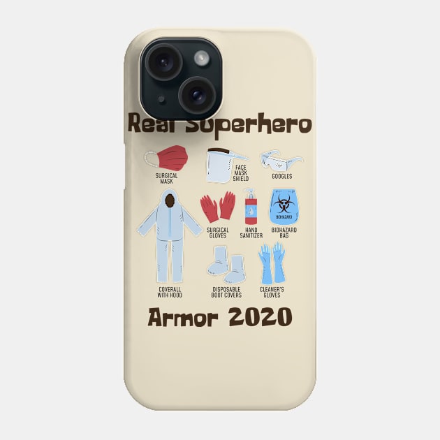 real superhero armor 2020 Phone Case by salimax