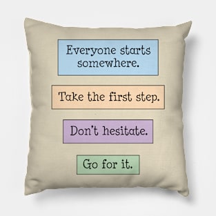 Go for it Pillow