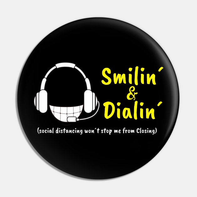 Smiling and Dialing ( social distancing closing) Pin by Closer T-shirts