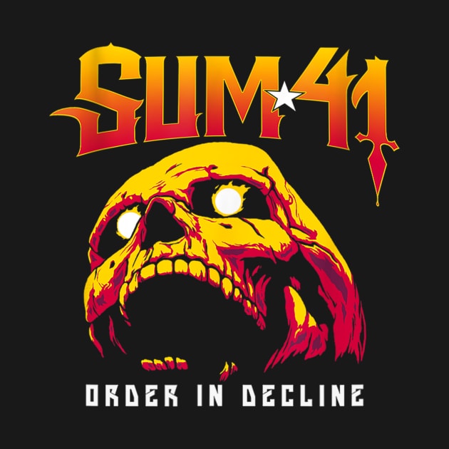 Sum 41 Order In Decline Skull by dalioperm