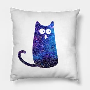 Cat Galaxy Space Pillow