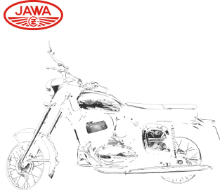 jawa 350 - 1957 Magnet