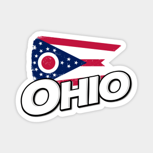 Ohio flag Magnet