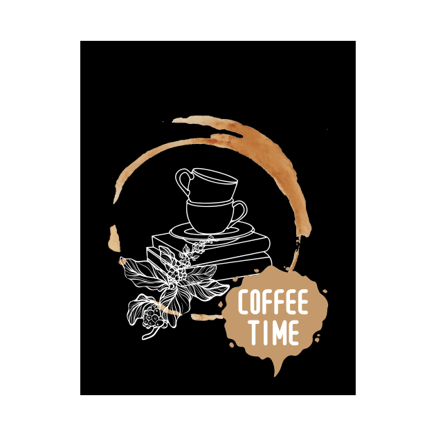 Coffee Time T-Shirt by Chathu Art