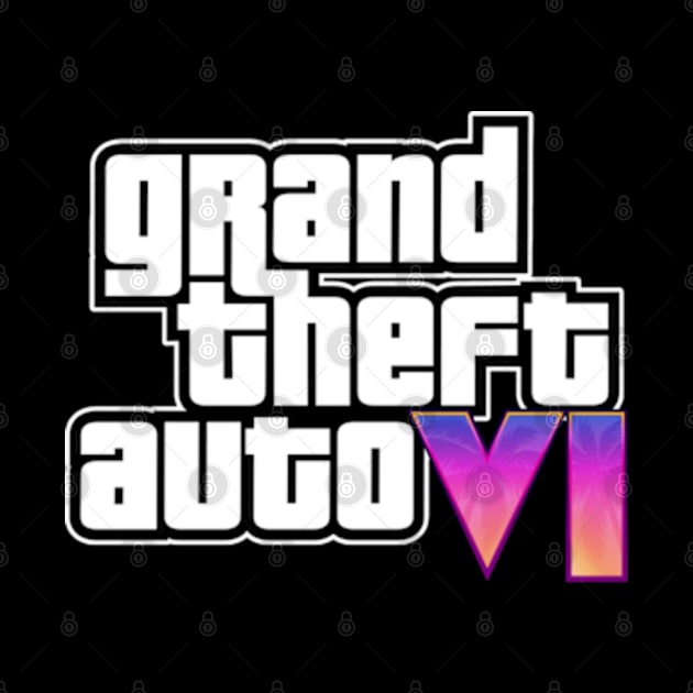 GTA 6 Text Logo Basic by toskaworks