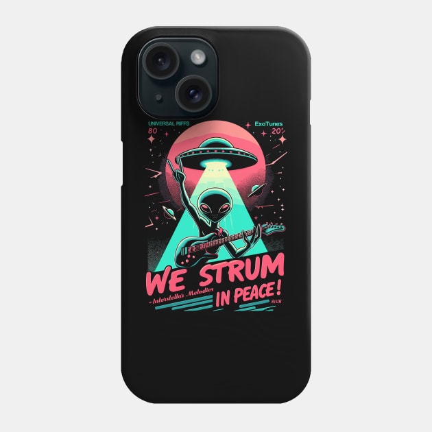 We Strum in Peace! Phone Case by Lima's