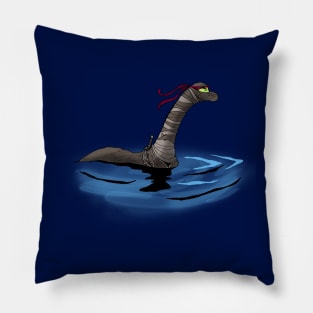 Loch Ness Ninja Pillow