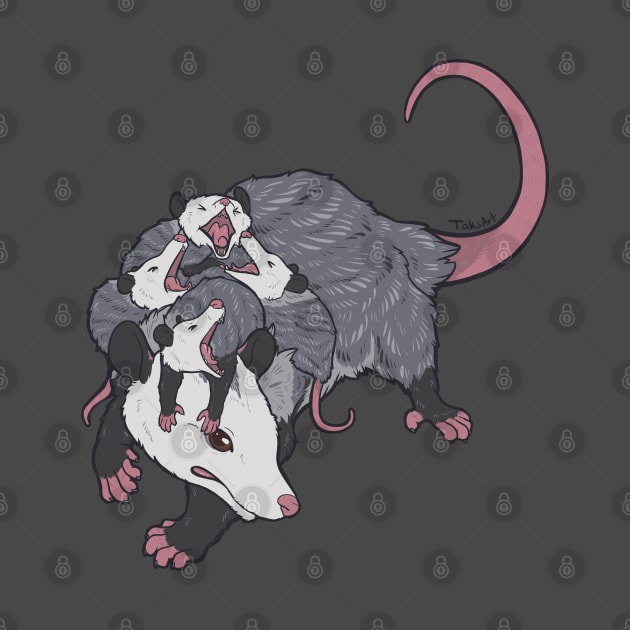 Mama Opossum by TaksArt