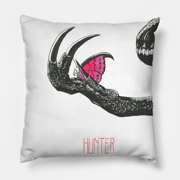 Butterfly hunter Pillow by Créa'RiBo