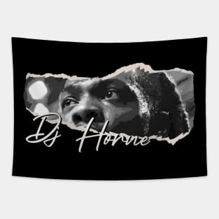 Dj Horne - Dark Basketball Design Tapestry