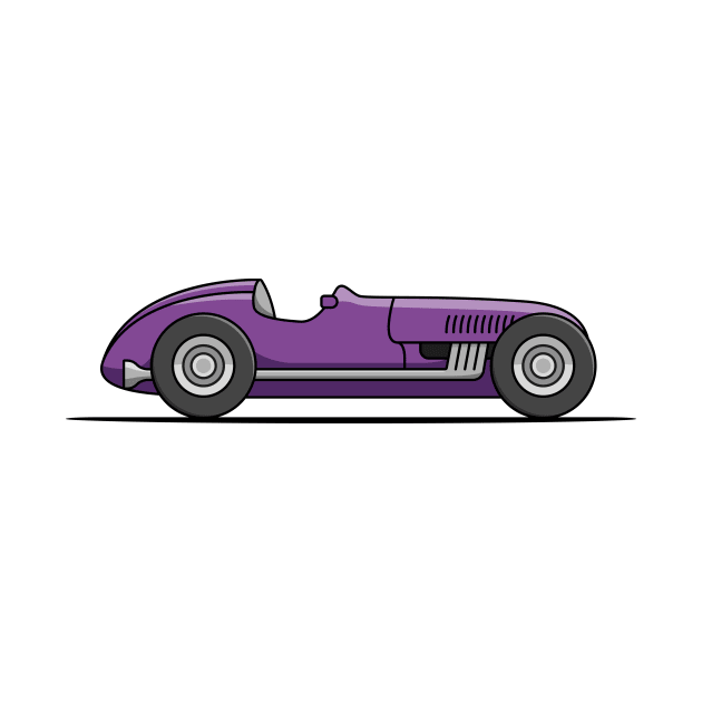 Classic Racing Car - Purple by JingleSnitch