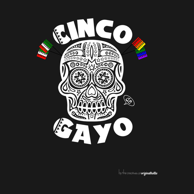 Cinco De Gayo LGBT Skull Design by Burton Halloween