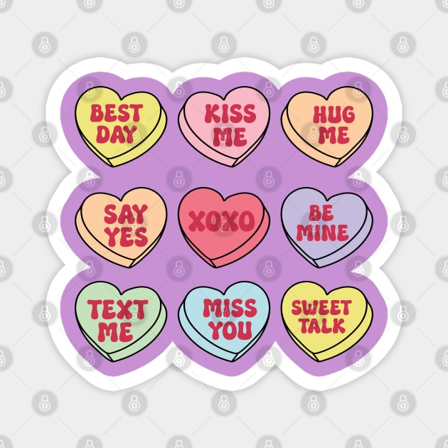 Pills Love XOXO Hug Me Be Mine Best Day Miss You Magnet by Pop Cult Store