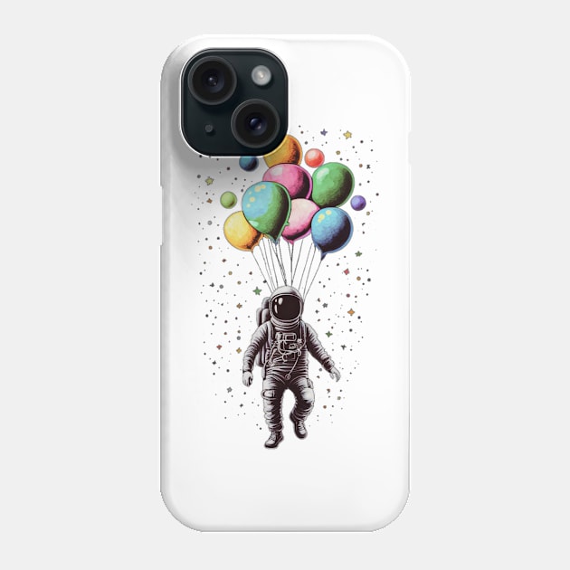 Flying with unknown Balloons Phone Case by Zachariya420