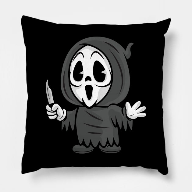 Steamboat Slasher Pillow by chrisraimoart