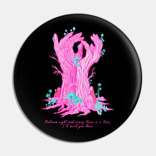 The Tree Hand illustration. Rumi love quote inspired "between right and wrong" Pin