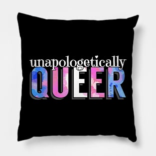 Unapologetically Queer Transgender Pillow