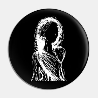 girl silhouette Pin