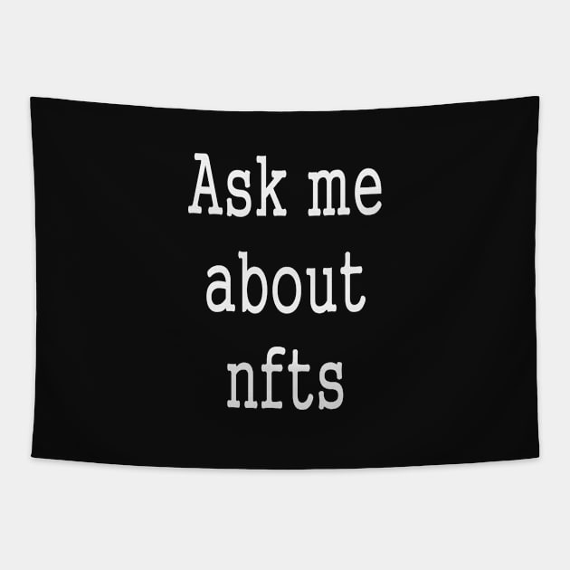 nft fanatic trading cards collector Tapestry by PlanetMonkey