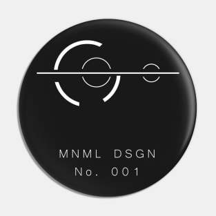 Minimal Design Series Number 001 Pin