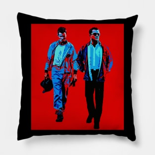 matt damon christian bale Pillow