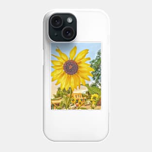 Taos Sunflower by Debra Martz Phone Case