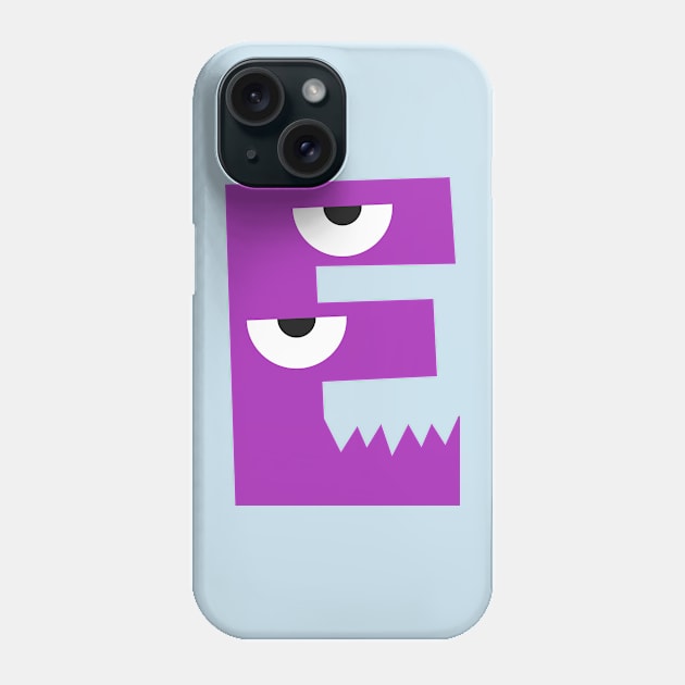 E Lettering Phone Case by Mako Design 